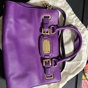Michael Kors purple purse